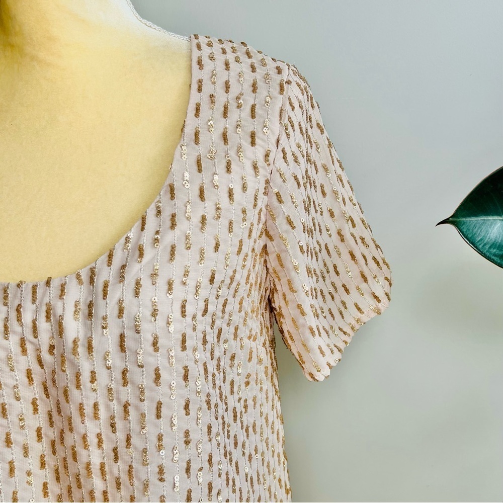Show Me Your Mumu Waterfall Sequin Demi Dress Blush - Picture 8 of 11